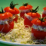 Tomatinhos Cocktail recheados