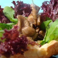 Salada de Folhas e Cogumelos - Thai