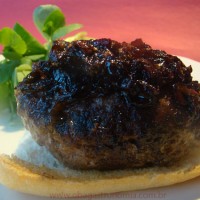 Hamburger com Relish de Cebola
