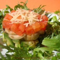 Salada de Cogumelos e Abóbrinha