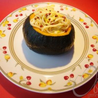 Macarrão na Abóbora