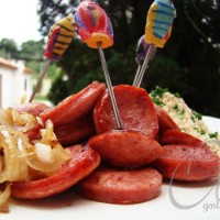 Linguiça na Aguardente