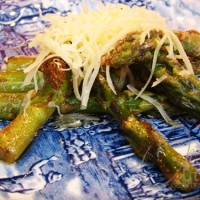 Aspargos com Manteiga e Parmiggiano