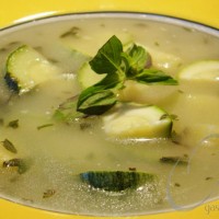 Sopa de Alho e Abóbrinha
