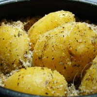 Batatas em Crosta de Sal