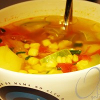 Caldo de milho das Canárias