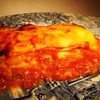 Lasanha com ragu
