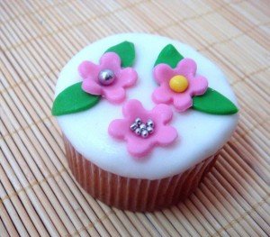 Cupcake de Florezinhas
