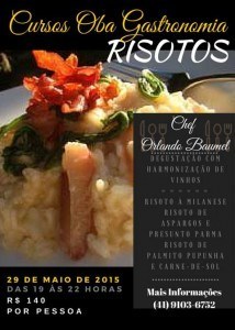 Aprenda os segredos do Risoto no OBA Gastronomia
