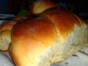 Pão caseiro muito macio
